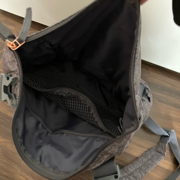 Adidas Purple-Gray and Rose Gold YOLA Fold Over Women’s Backpack - Picture 5 of 7